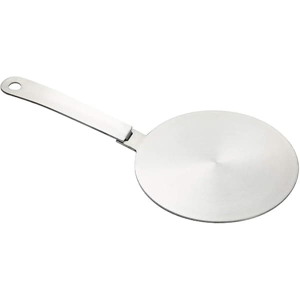 Induction Adapter, Induction Hob Conversion Plate, Heat Diffuser Plate with Detachable Handle and Base 20 cm