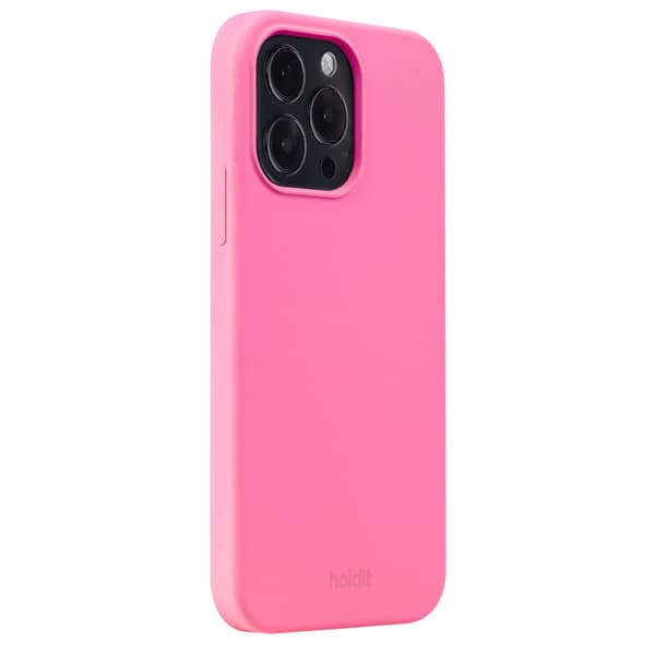 holdit iPhone 14 Pro Max Cover Silikone Bright Pink Rosa Silikon