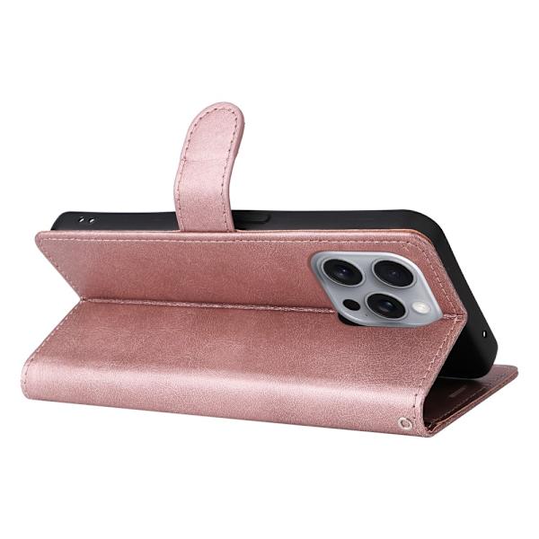 iPhone 16 Pro Max Skal Läder Roséguld 84