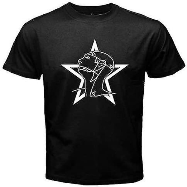 Ny The Sisters Of Mercy-logotypen Rockband Vit Svart T-shirt för män, storlek S till 3xl