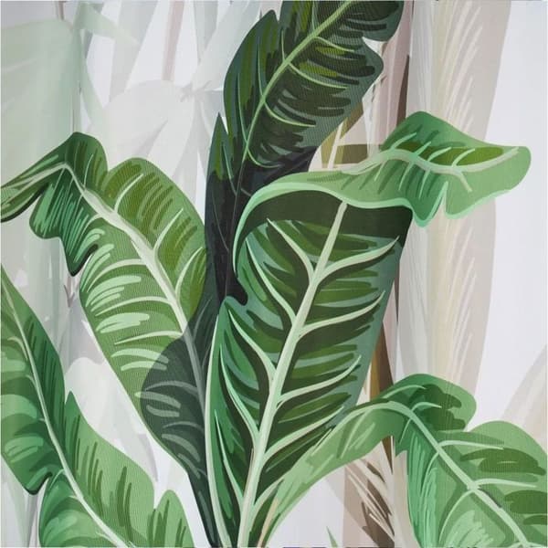 Badeforhæng - Palmer 180 x 200 cm