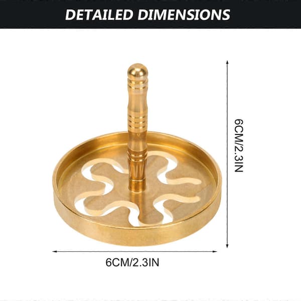 Doftande Diffusor Rökelseförsegling Gul Klassisk Design För Studierum 2.4×2.4×2.2in 1st