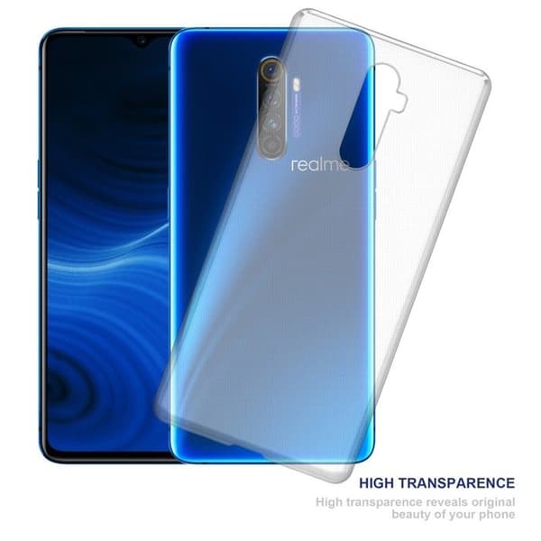 Fodral för Realme X2 PRO / Oppo Reno Ace i transparent stötsäker silikon Vit