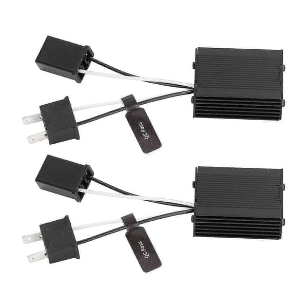 2 stk. LED Canbus Decoder Forlygtepære Lys Fejlafkoder Tilbehørssæt Kit C14 H7 SZRH A-DS 5 5