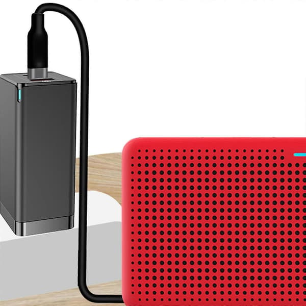 200 cm USB-C PD til 5,5x2,1 mm strømkabel for LED-lys bærbar PC CCTV 12V