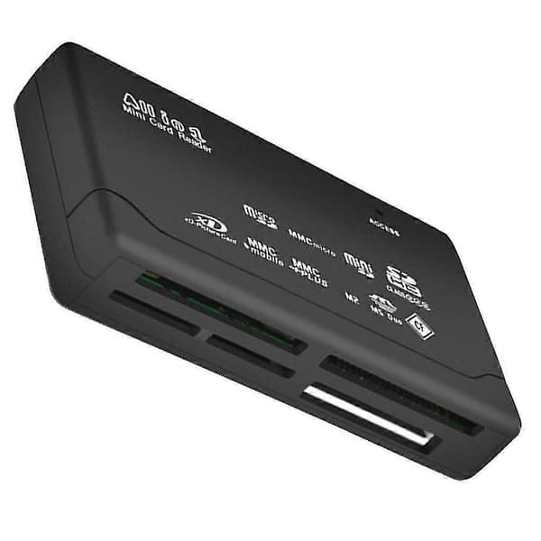 Allt-i-ett kortläsare USB 2.0 SD-kortläsaradapter stöder TF CF SD Mini SD SDHC MMC MS XD (1 st)
