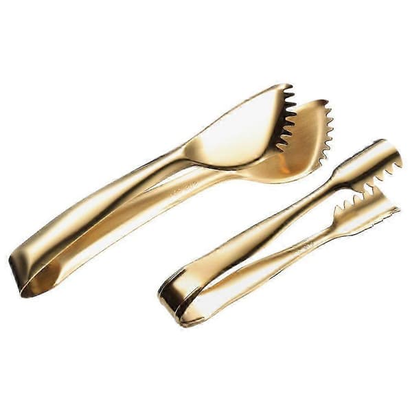 2 stk. serveringstænger i rustfrit stål til is, bøf og buffet Golden 18.50X3.20X2.70CM