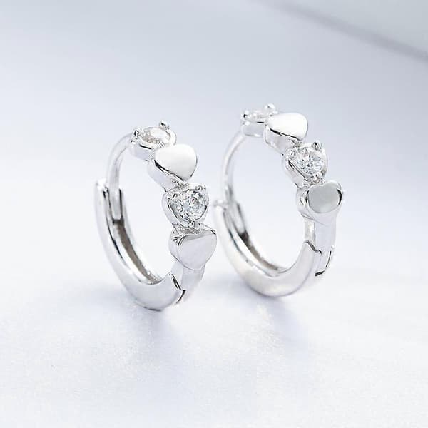 Kærlighedshjerte Cubic Zirconia Pudebetræk