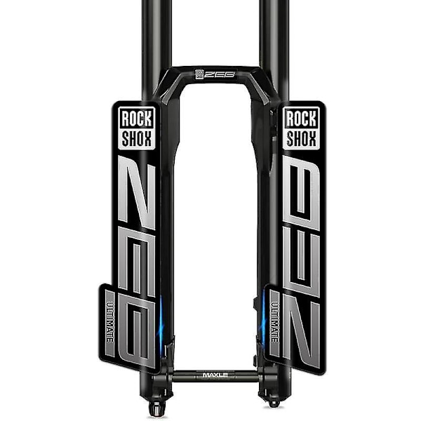 Otwoo Readu 2021 Rockshox Zeb Ultimate Mountain Bike Framgaffel Dekaler Cykel Framgaffel Stickers Cykeltillbehör GreyWhite gradient