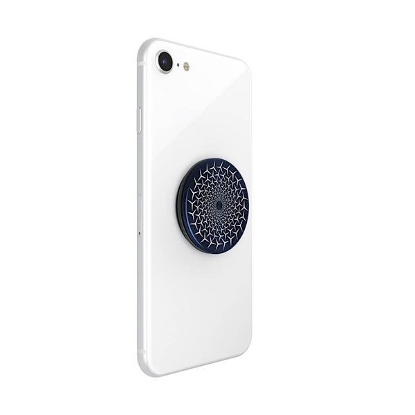 PopSockets Irrotettava ote jalustatoiminnolla LUXE Spin BackSpin Alum Propeller Blå 10