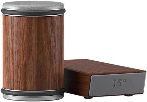 ING Rolling Knife Sharpener, Diamond Disc, Knife Sharpening System for Kitchen Knives, Sharpening Angles of 15° and 20°