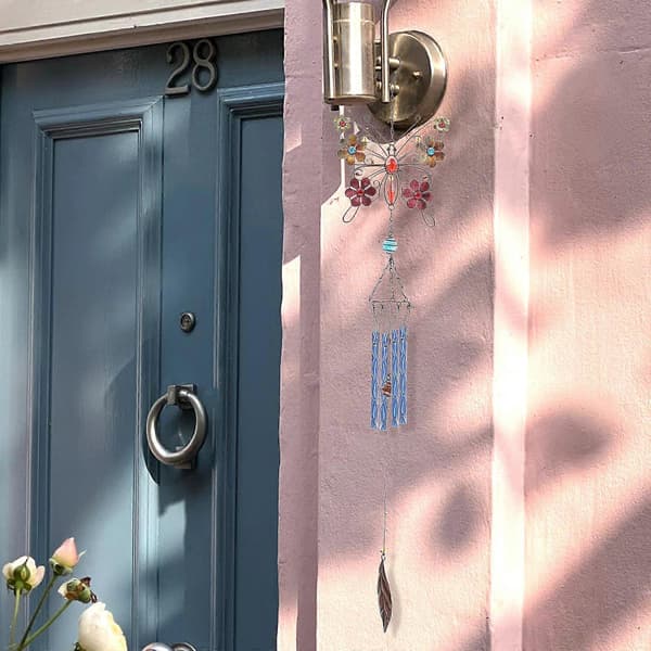 Vindspelrör Metallrör för DIY 50 st Blå Vindklockrör