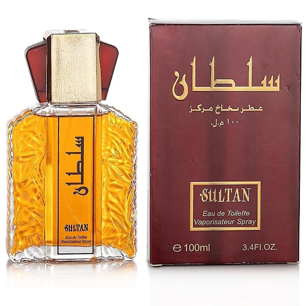 3,4 Fl.oz Sultan parfymolja, exotisk arabisk parfymolja spray för män