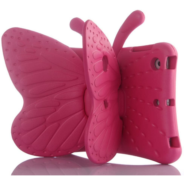 Butterfly Yhteensopiva lasten kotelon kanssaYhteensopiva iPad Air/Air 2/Pro 9.7/9.7 kanssa, vaaleanpunainen vaaleanpunainen pink