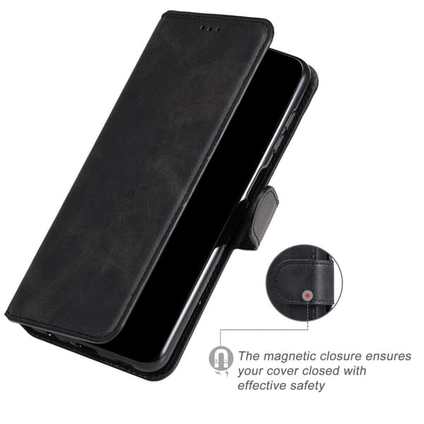Samsung Galaxy A23 5G Etui Klassisk Læder Sort 70