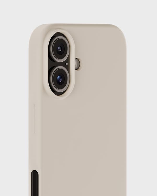 holdit iPhone 16 Mobilskall Silikon Lys Beige 48