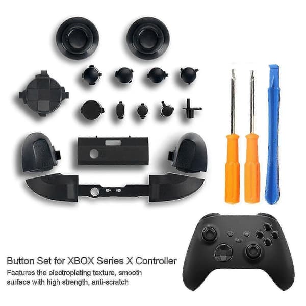 Udskiftningssæt til Xbox Series X Controller Lb Rb Bumpers Trigger Buttons Guide Button med skruetrækker SZRH A-G 5 5