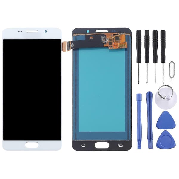 Tft Lcd-skærm Til Galaxy A5 (2016) / A510 Med Digitizer Fuld Montering (sort) White