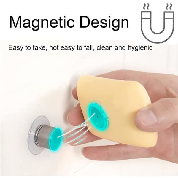 Tvålkopp - Ej specificerad - Rostfritt stål - Magnetisk - 200g kapacitet