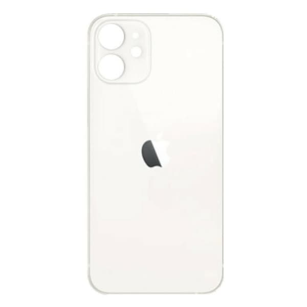 iPhone 12 Valkoinen Takalasin Näytönsuoja Liimalogolla