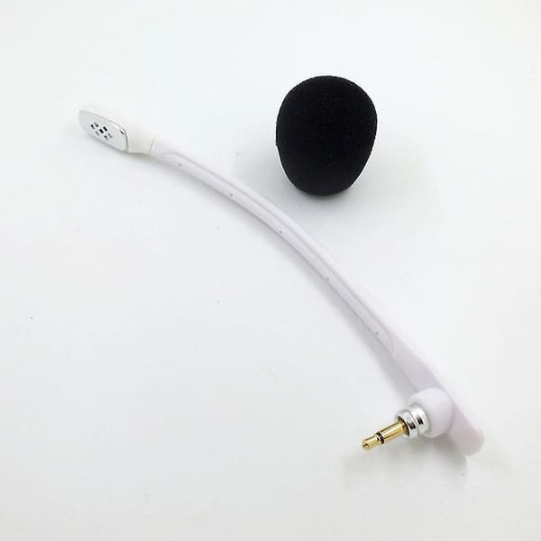 Hvid/Sort Erstatningsmikrofon til ASTRO A40TR til Astro A40 Mikrofon til Gaming Headset White