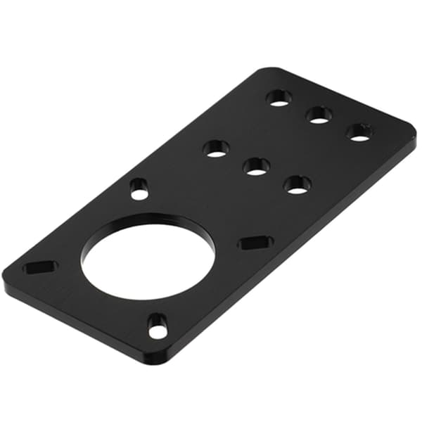 NEMA 17 Anodiseret Aluminium Stepper Motor Monteringsplade 3D Printer Tilbehør (Sort) 5 5