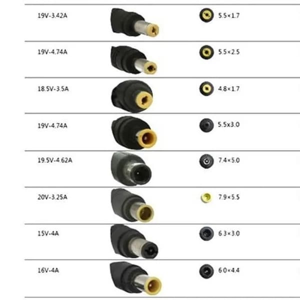 Universaloplader - MARSEE - 96W - 8 spidser - Kompatibel med bærbare computere - 12V til 24V