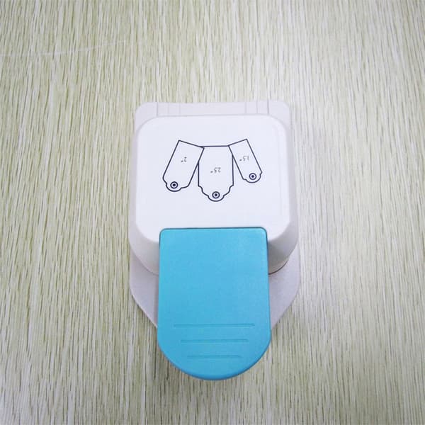 Round Label Punch Easy Operation Robust Plastic Alloy 3 Different Sizes Corner Paper Punch for Scrapbook DIY 0.2