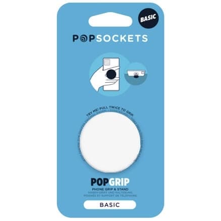 PopSockets Basic Grip Hvit