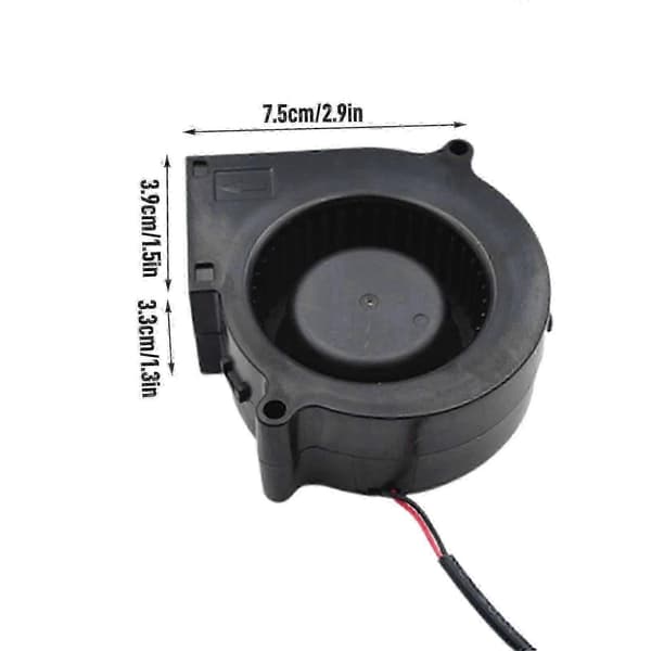 DC-fläkt med variabel hastighetsregulator - för DIY-kylning och ventilation (driven fläkt) Edition 0816 5 5