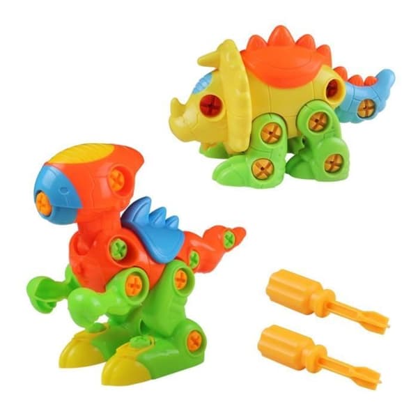 Dinosaur konstruksjonssett - Montering og demontering puslespill - Alder 5 og oppover