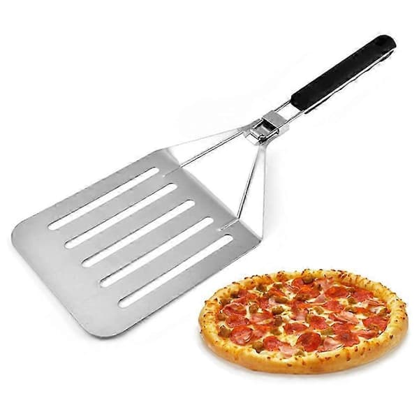L Spatula for Pizza – 430 Rustfritt Stål, Sammenleggbar Kakespade