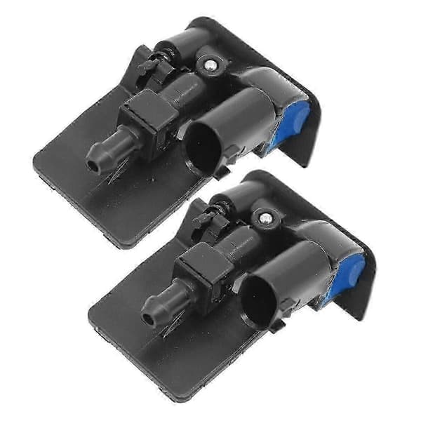 2x Ny frontrutespylerdyse frontrutedyse jet 61667183343 for -BMW X1 E84 / X6 E71 E72 Black