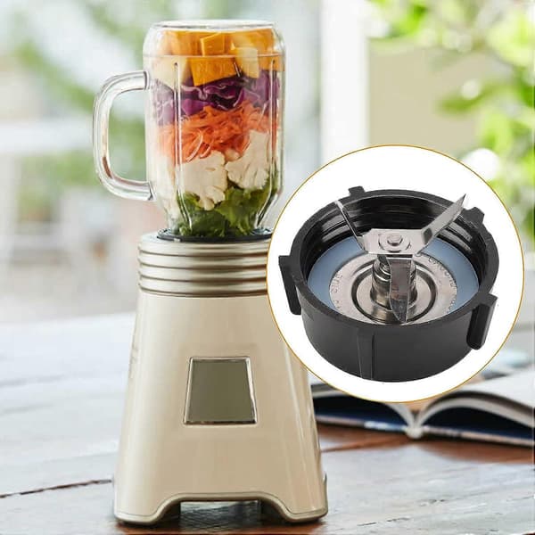 3 stk. erstatningssett for blender, Oster-blad i rustfritt stål, reservedeler til juicer med erstatningsbase