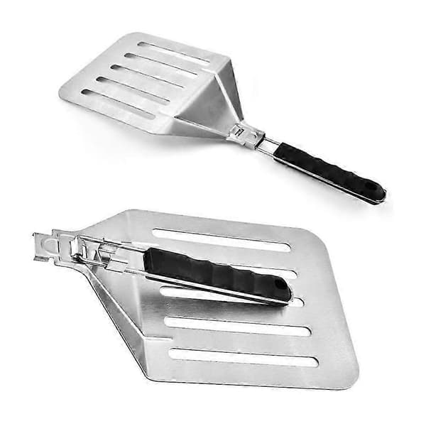 L Spatula for Pizza – 430 Rustfritt Stål, Sammenleggbar Kakespade