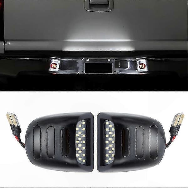 2 stk. LED nummerpladelys DC12V til køretøjer fra 1999-2013 SZRH A-DS 5 5