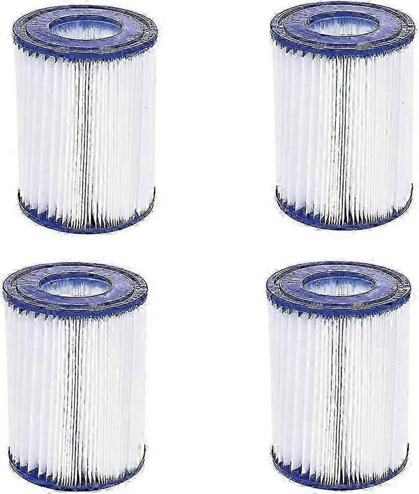 Poolfilter Typ 2, Lämplig För Bestway 58094 - Poolfilterpatron, Lätt Att Montera (4 Delar) Utgåva 0909 5 5