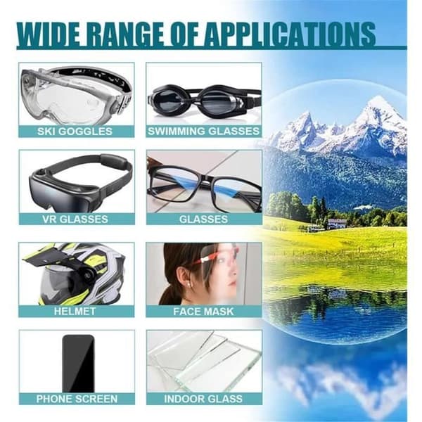Brillerens Spray - Brille Ridse Reparationsløsning - 2 stk
