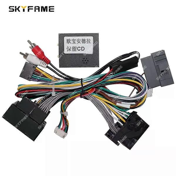 Gælder for 16Pin bil ledningsnetadapter Canbus Box Decoder Android Radio strømkabel til Opel Astra H Antara Full Set OD
