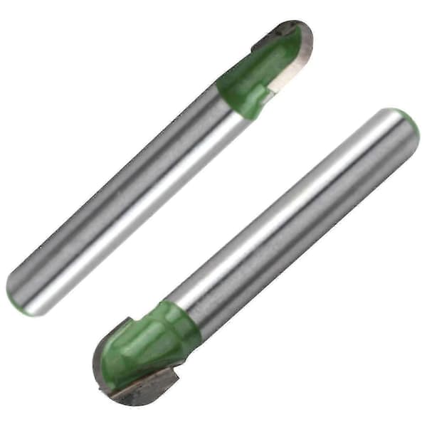 20 stk. solide karbidkulefreser, 6 mm skaft CNC-endefres, rund hulkilfres