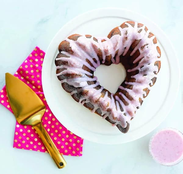 Nordic Ware Elegant Hjerte Bundtform