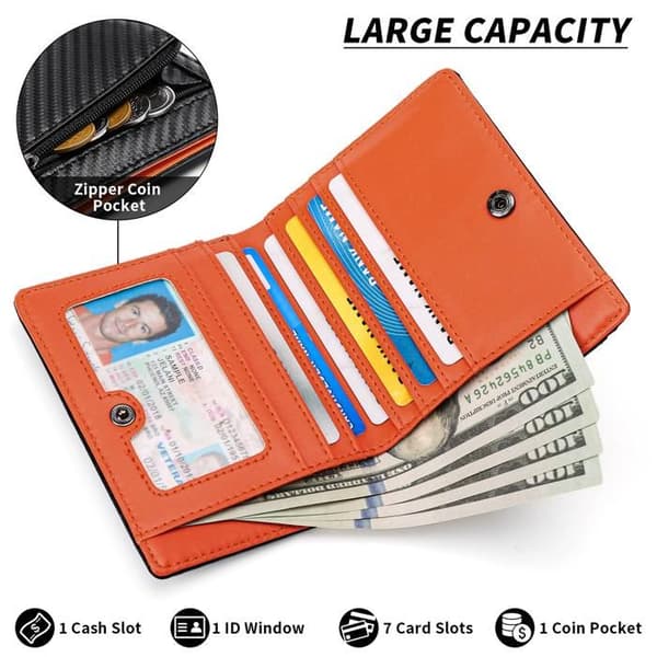 XJYDNCG Herrepunge med RFID-blokering - Sort03