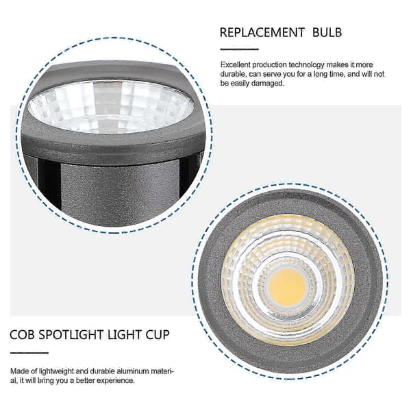 Led Light Cup Gu10 Cob Spotlight Light Cup Praktisk Husholdning 9w Spotlight Edition 0115