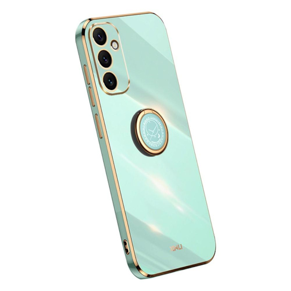 SKALO Kompatibel med Samsung A34 5G XINLI TPU Skal med Ring - Turkos Turquoise Turkos