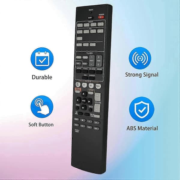 Yamaha AV-mottaker fjernkontroll med ABS-hus og 1-8m rekkevidde