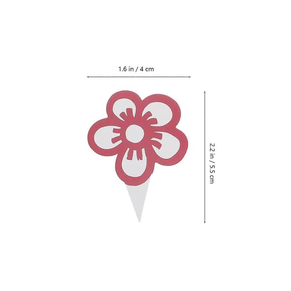 Blomma Cupcake Toppers Papperskakplockar för dekoration 60 st