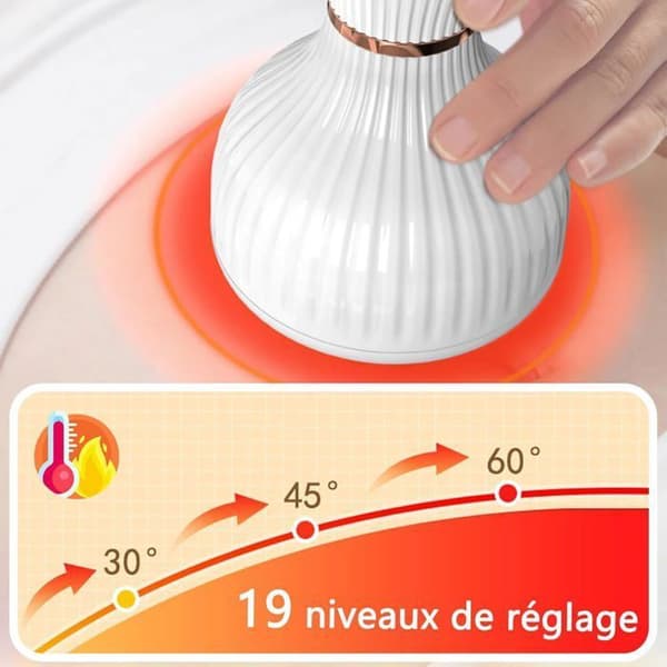 Massageapparat - Sofela - 4-i-1 Elektrisk Massager - Varme - Vibration - Fødder, Ben, Krop