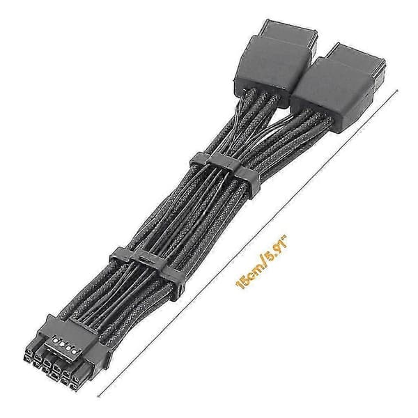 8Pin til 16Pin PCIe strømadapterkabel til RTX 4090 4080 GPU - 3x8Pin 4x8Pin 12+4Pin stikudgave 0820 5 5