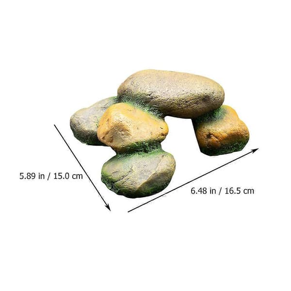 Akvariepynt Emuleringssten til dekoration 1 stk. Akvariedekoration