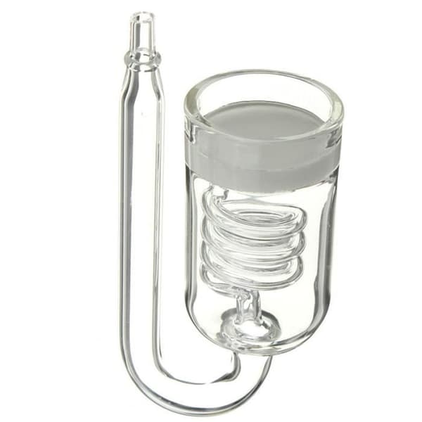 TEMPSA CO2 Diffuser Glas Spiral 60L-300L Akvarieväxt Fisk Dränkbar Atomizer